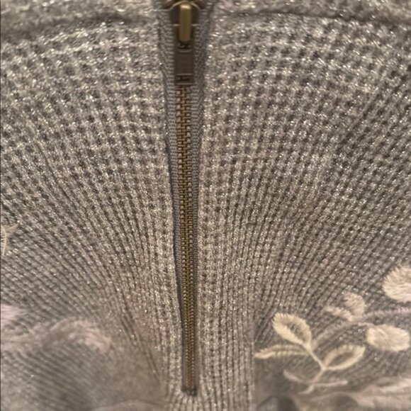 Johnny Was June Metallic Thermal Hoodie - Picture 9 of 9